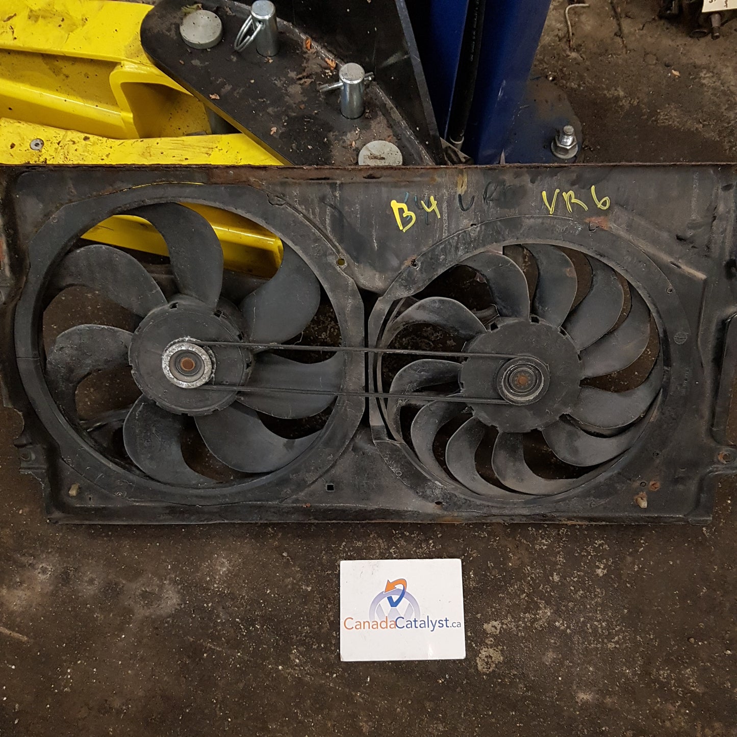 B4 VR6 Cooling Fan ASSEMBLY