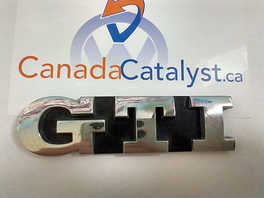 GTI Badge Emblem -Chrome