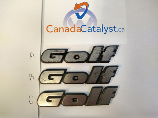 MK3 Golf Stick On Badge EMBLEM Rear Hatch 1HM853687AA