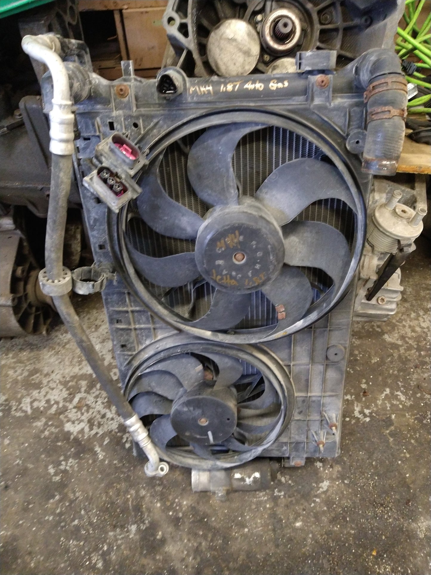 MK4 Radiator Fans And Shroud ASSEMBLY 1.8t VR6